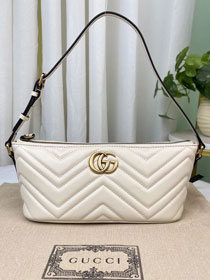 2023 GG original matelasse marmont shoulder bag 739166 white