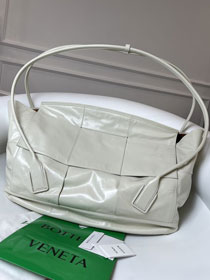 BV original paper calfskin large arco 56 bag 573400 white