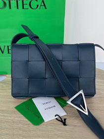 BV original lambskin cassette crossbody bag 578004 dark blue