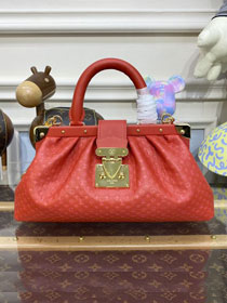 2023 Louis vuitton original calfskin clutch M22327 red