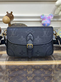 2023 Louis vuitton original calfskin diane satchel M46386 black