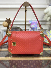 2023 Louis vuitton original calfskin side trunk M46358 red