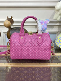 2023 Louis vuitton original calfskin speedy 20 M22286 rose red