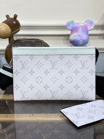 Louis vuitton original monogram canvas gaston wearable wallet M30935 white