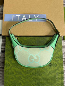 GG original ophidia canvas mini bag 658551 green