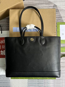 2023 GG original calfskin ophidia medium tote bag 739730 black