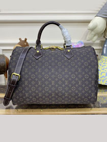 2023 Louis vuitton original denim speedy 30 M95224 coffee