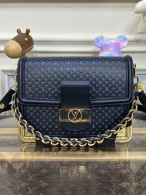 Louis vuitton original calfskin dauphine mm M22276 black