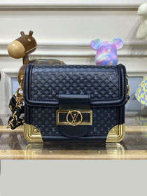 Louis vuitton original calfskin dauphine pm M22597 black