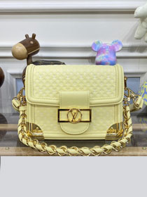 Louis vuitton original calfskin dauphine pm M22597 yellow