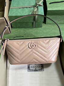 2023 GG original matelasse marmont shoulder bag 739166 rose beige