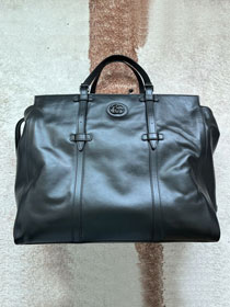 GG original calfskin large tote bag 725683 black