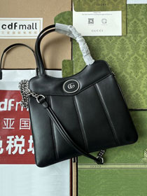 2023 GG original calfskin petite tote bag 745918 black