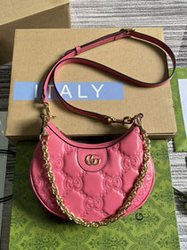 2023 GG original matelasse leather mini bag 739736 rose red