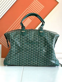 Goyard original canvas&calfskin bowling 45 bag GY0032 green