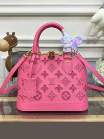 2023 Louis vuitton original calfskin alma BB M91606 pink