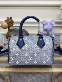 2023 Louis vuitton original canvas speedy 20 M23069 blue