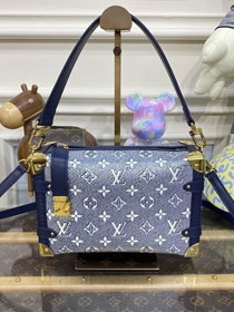 2023 Louis vuitton original denim side trunk M46358 blue