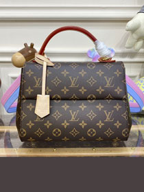 Louis vuitton original monogram canvas cluny BB handbag M44463 blue