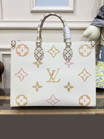 2023 Louis vuitton original monogram canvas onthego MM M22975 beige