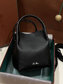 Loro Piana original calfskin mini bale bag FAM7943 black