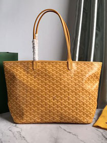 Goyard original canvas artois MM bag GY0034 yellow