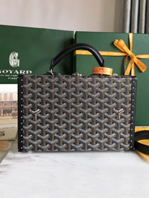 Goyard original canvas grand hotel trunk bag GY0036 black