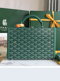 Goyard original canvas grand hotel trunk bag GY0036 green