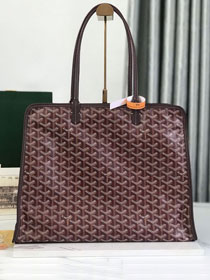 Goyard original canvas hardy PM bag GY0051 burgundy