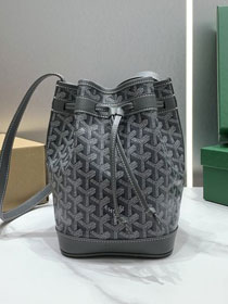 Goyard original canvas petit flot bucket bag GY0054 grey