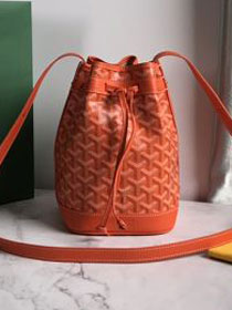 Goyard original canvas petit flot bucket bag GY0054 orange