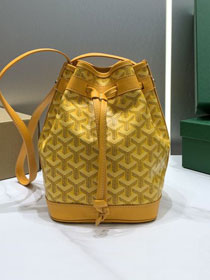 Goyard original canvas petit flot bucket bag GY0054 yellow