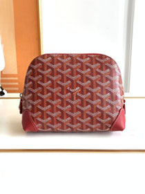 Goyard original canvas vendome cosmetic pouch GY0059 red