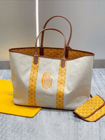 Goyard original cotton saint louis PM bag GY0064 yellow