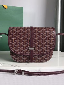 Goyard original canvas belvedere bag GY0012 burgundy