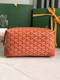 Goyard original canvas bowling 25 toiletry bag GY0068 orange