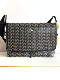 Goyard original canvas capetien messenger bag GY0067 black