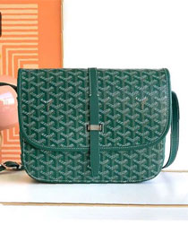 Goyard original canvas belvedere MM bag GY0073 green