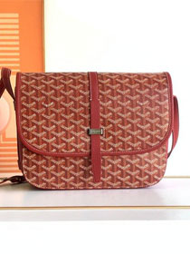 Goyard original canvas belvedere MM bag GY0073 red