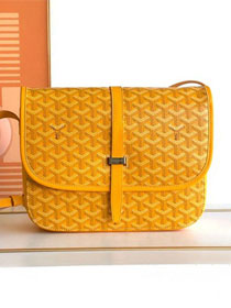 Goyard original canvas belvedere MM bag GY0073 yellow