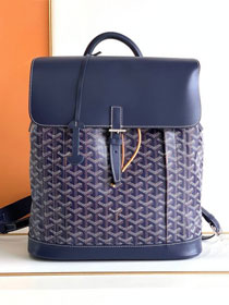 Goyard original canvas alpin MM backpack GY0076 navy blue