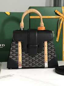 Goyard original canvas saigon structure PM bag GY0075 black