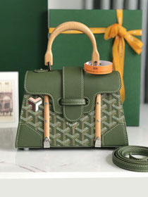 Goyard original canvas saigon structure mini bag GY0009 khaki