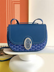 Goyard original calfskin&canvas saint honore 233 bag GY0077 blue