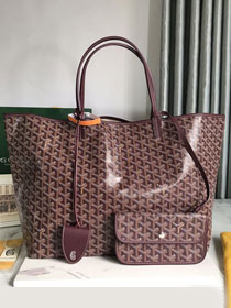 Goyard original canvas saint louis GM bag GY0083 burgundy