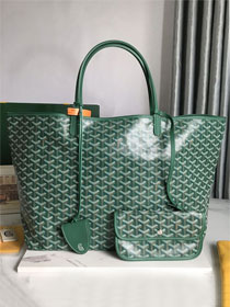 Goyard original canvas saint louis GM bag GY0083 green