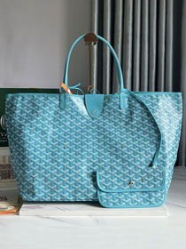 Goyard original canvas saint louis GM bag GY0083 sky blue