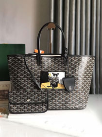 Goyard original canvas saint louis PM bag GY0080 black