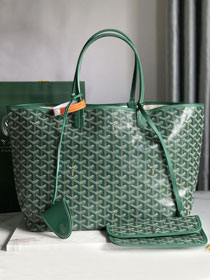 Goyard original canvas saint louis PM bag GY0082 green