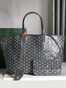 Goyard original canvas saint louis PM bag GY0082 grey